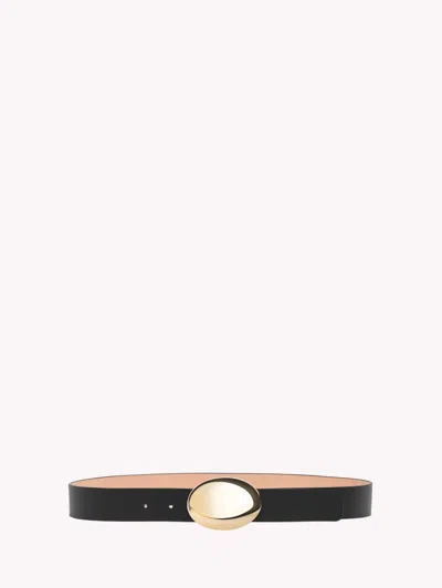 Gianvito Rossi Sphera Belt In Black Leather