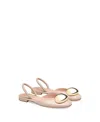 Gianvito Rossi Round Head Muller Shoes In Neutrals