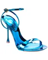 Gianvito Rossi Woman Sandals Azure Size 8 Soft Leather In Blue
