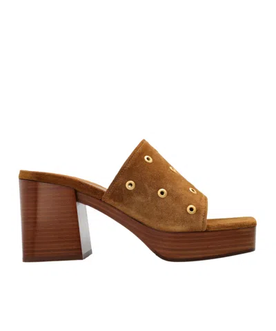 GIANVITO ROSSI GIANVITO ROSSI STUDDED PLATFORM MULES