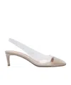 Gianvito Rossi Transparent-panel Pumps In White