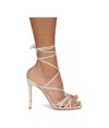 Gianvito Rossi Square Toe High-heeled Sandals In Gray