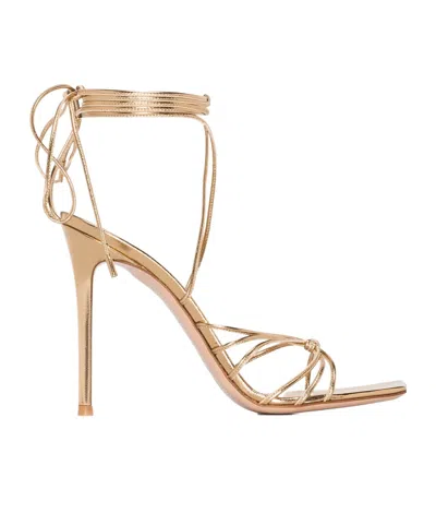 Gianvito Rossi Square-toed High-heeled Sandals In Animal Print