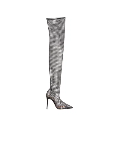 Gianvito Rossi Stiletto Boots In Gray