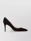 Gianvito Rossi Pointed Toe Heeled Shoes In Silk