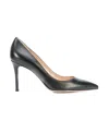 Gianvito Rossi 85mm Pointed-toe Leather Pumps In Black