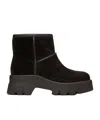 Gianvito Rossi Stormy Suede Ankle Boots In Black