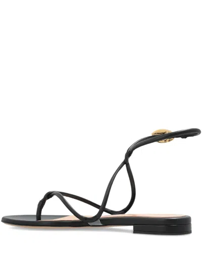 Gianvito Rossi Strap-details Flat Sandals In Multi
