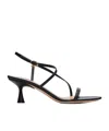 Gianvito Rossi Black Strappy 55 Heeled Sandals In Black