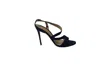 Gianvito Rossi Strappy Heels In Royal Blue Suede In Blue