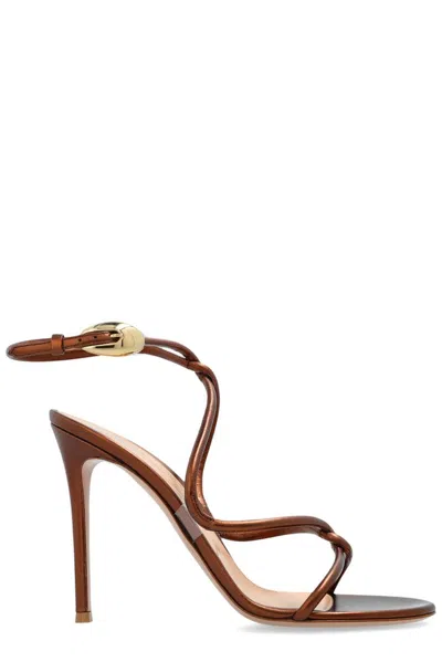 Gianvito Rossi 105mm Mamba Sandals In Brown