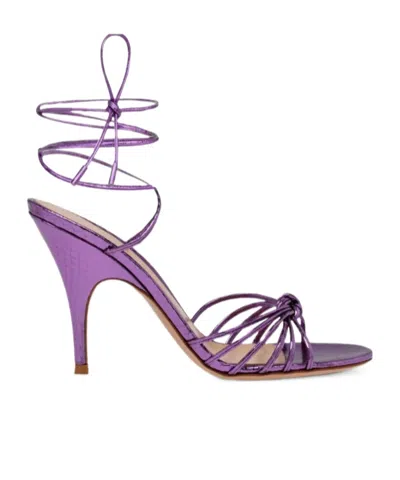 Gianvito Rossi Strappy High-heeled Sandals In Purple