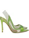 Gianvito Rossi Straps Heel Sandals In Green