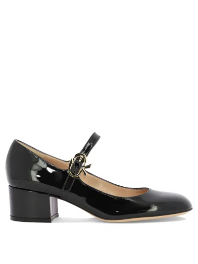 GIANVITO ROSSI MARY JANE PUMPS WITH RIBBON BUCKLE