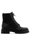 GIANVITO ROSSI STYLISH LACE-UP COMBAT BOOTS FOR WOMEN