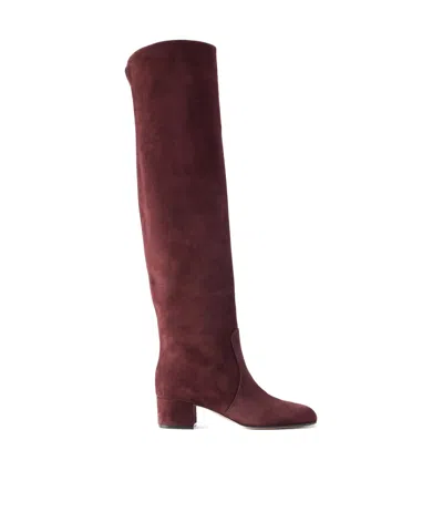 Gianvito Rossi Suede 45 Over-the-knee Boots In No