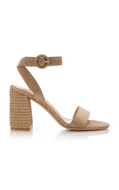 Gianvito Rossi Camel Sandals In Beige