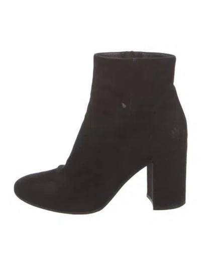 Pre-owned Gianvito Rossi Suede Boots In Black