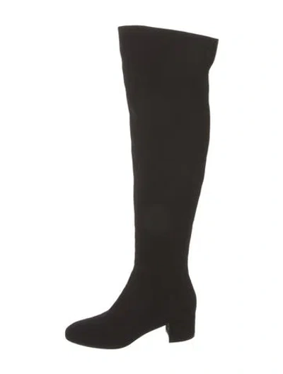 Pre-owned Gianvito Rossi Suede Boots In Black