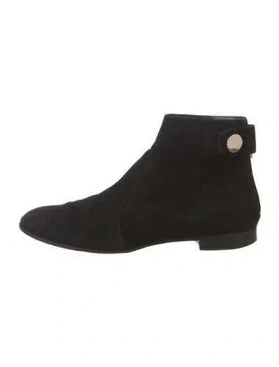 Pre-owned Gianvito Rossi Suede Boots In Black