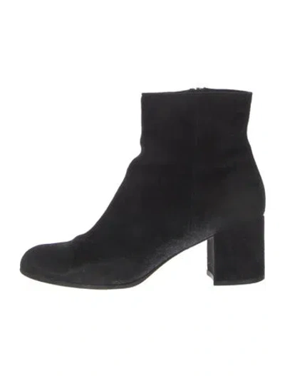 Pre-owned Gianvito Rossi Suede Boots In Black
