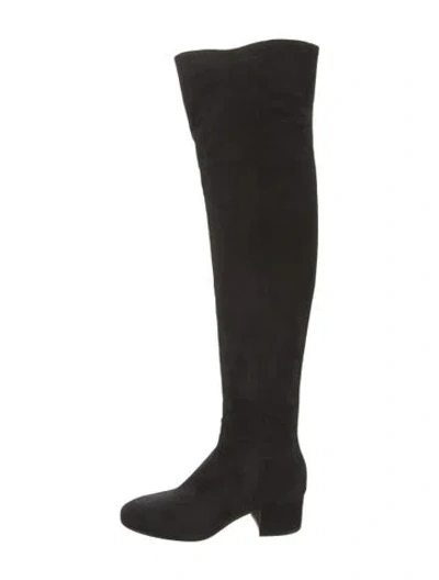 Pre-owned Gianvito Rossi Suede Boots In Black