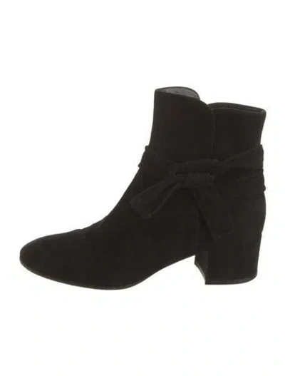Pre-owned Gianvito Rossi Suede Boots In Black