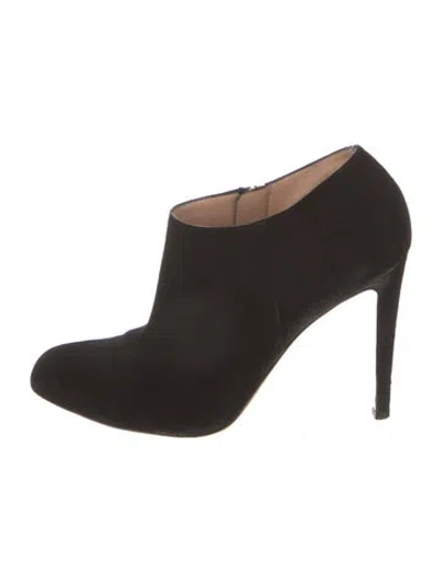 Pre-owned Gianvito Rossi Suede Boots In Black