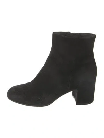 Pre-owned Gianvito Rossi Suede Boots In Black