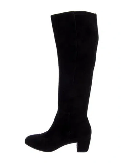 Pre-owned Gianvito Rossi Suede Boots In Black