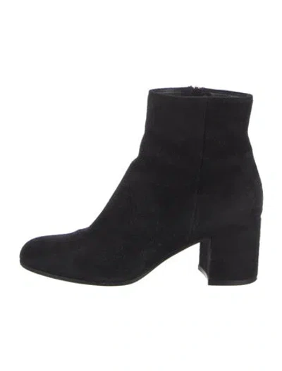 Pre-owned Gianvito Rossi Suede Boots In Black