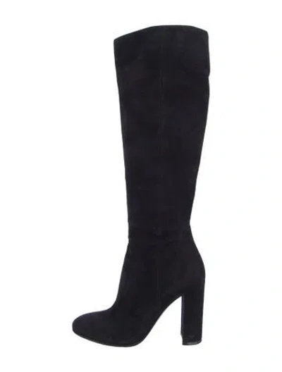 Pre-owned Gianvito Rossi Suede Boots In Black