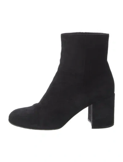 Pre-owned Gianvito Rossi Suede Boots In Black