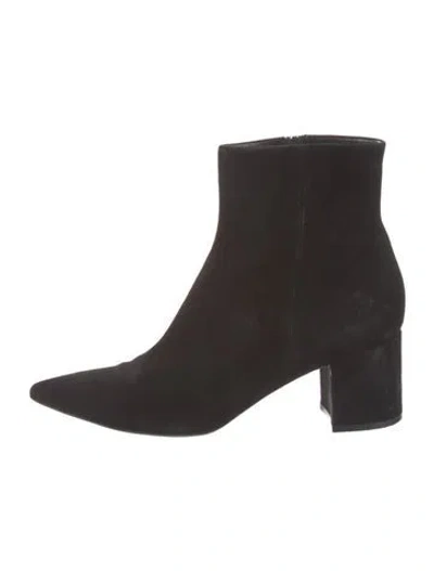 Pre-owned Gianvito Rossi Suede Boots In Black