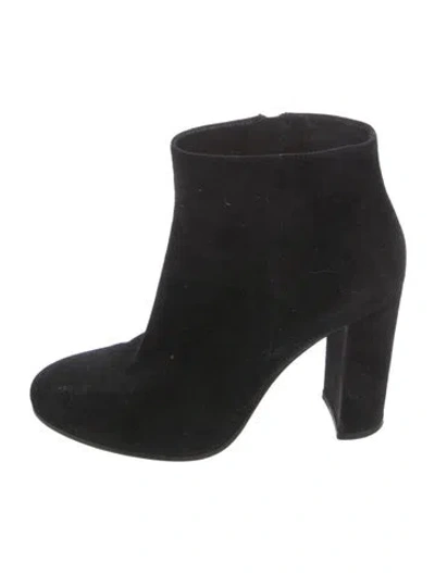 Pre-owned Gianvito Rossi Suede Boots In Black