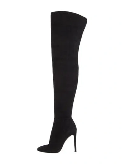Pre-owned Gianvito Rossi Suede Boots In Black