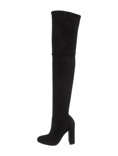Pre-owned Gianvito Rossi Suede Boots In Black