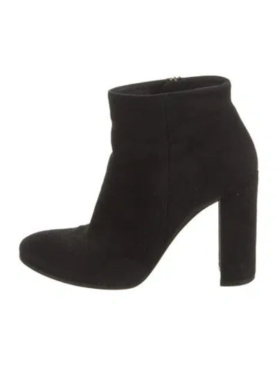 Pre-owned Gianvito Rossi Suede Boots In Black