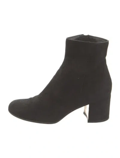 Pre-owned Gianvito Rossi Suede Boots In Black
