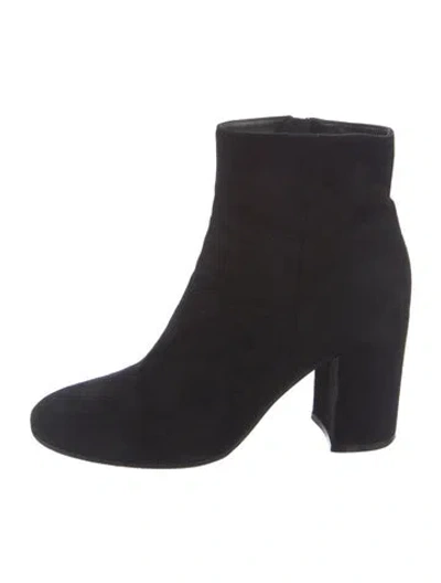 Pre-owned Gianvito Rossi Suede Boots In Black