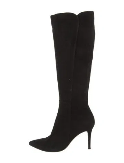 Pre-owned Gianvito Rossi Suede Boots In Black