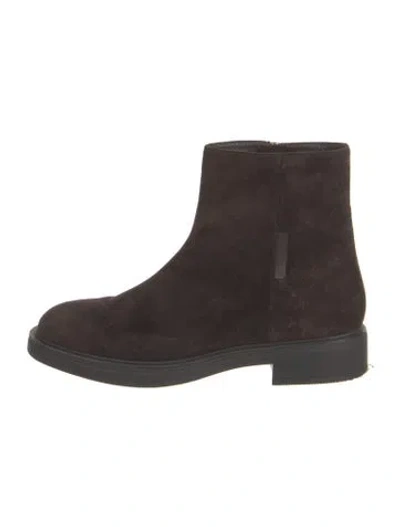 Pre-owned Gianvito Rossi Suede Boots In Black