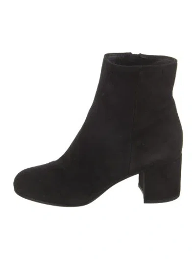 Pre-owned Gianvito Rossi Suede Boots In Black