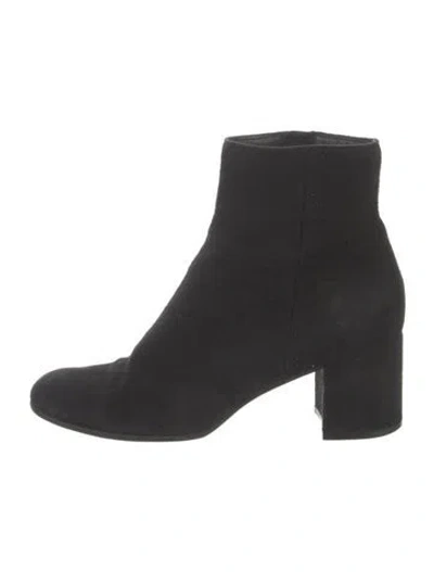 Pre-owned Gianvito Rossi Suede Boots In Black