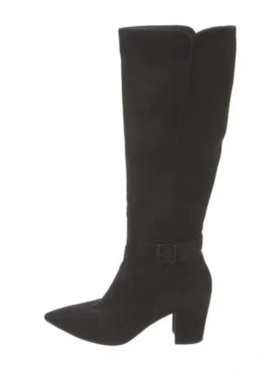 Pre-owned Gianvito Rossi Suede Boots In Black