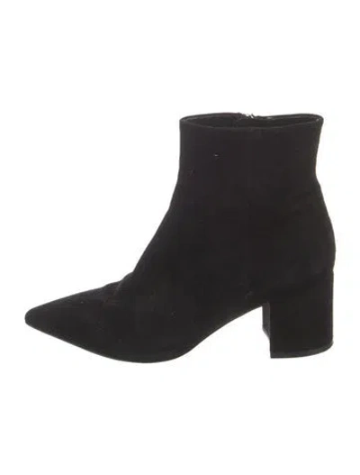 Pre-owned Gianvito Rossi Suede Boots In Black