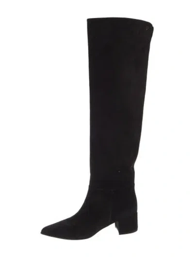 Pre-owned Gianvito Rossi Suede Boots In Black
