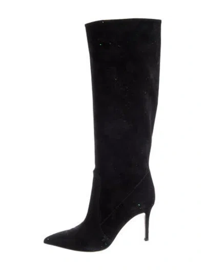 Pre-owned Gianvito Rossi Suede Boots In Black