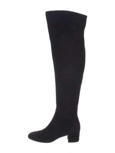 Pre-owned Gianvito Rossi Suede Boots In Black
