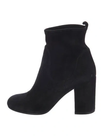 Pre-owned Gianvito Rossi Suede Boots In Black